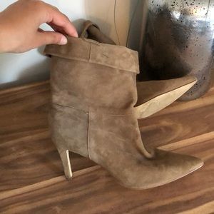 Calvin Klein Beige Suede Boots